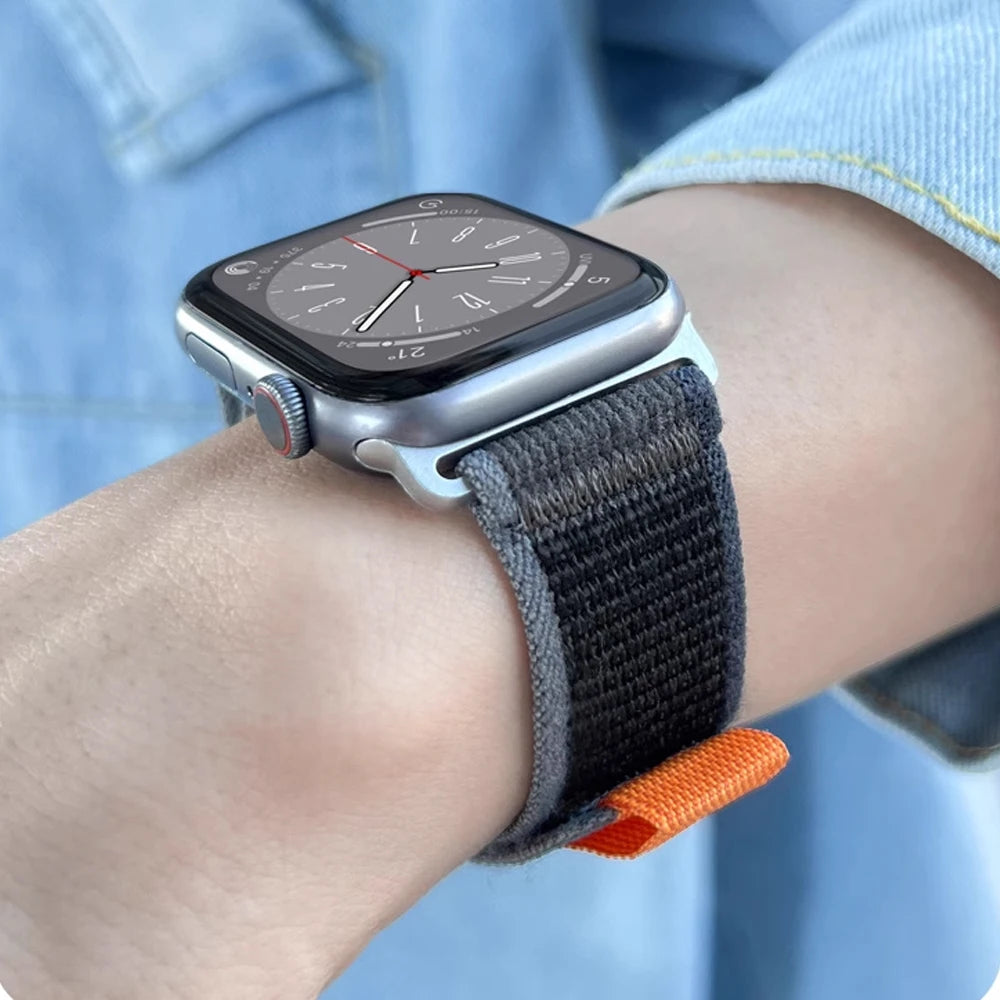 Trail loop For Apple Watch Ultra 2 Band 49mm 45mm 44mm 42mm 46mm 41mm Nylon bracelet correa iWatch Series 10 9 8 7 6 5 SE Strap