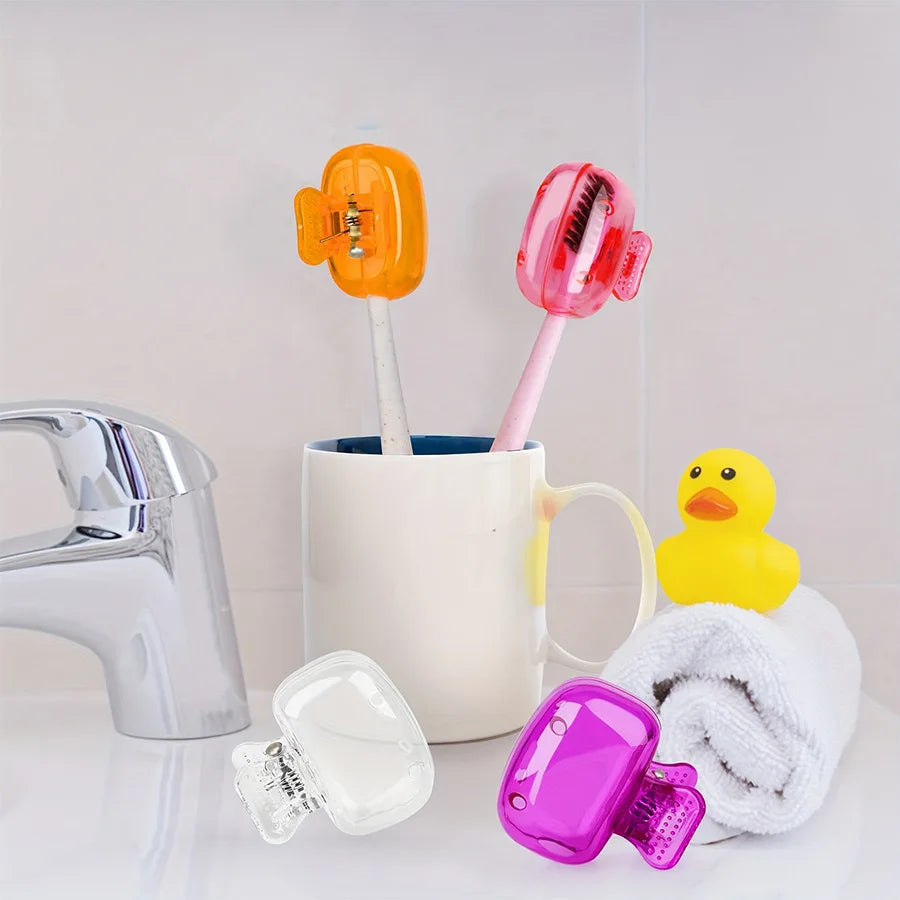 1PCS Portable Toothbrush Head Protective Cover for Travel Camping Dustproof Universal Head Cover Toothbrush Head Protective Cap