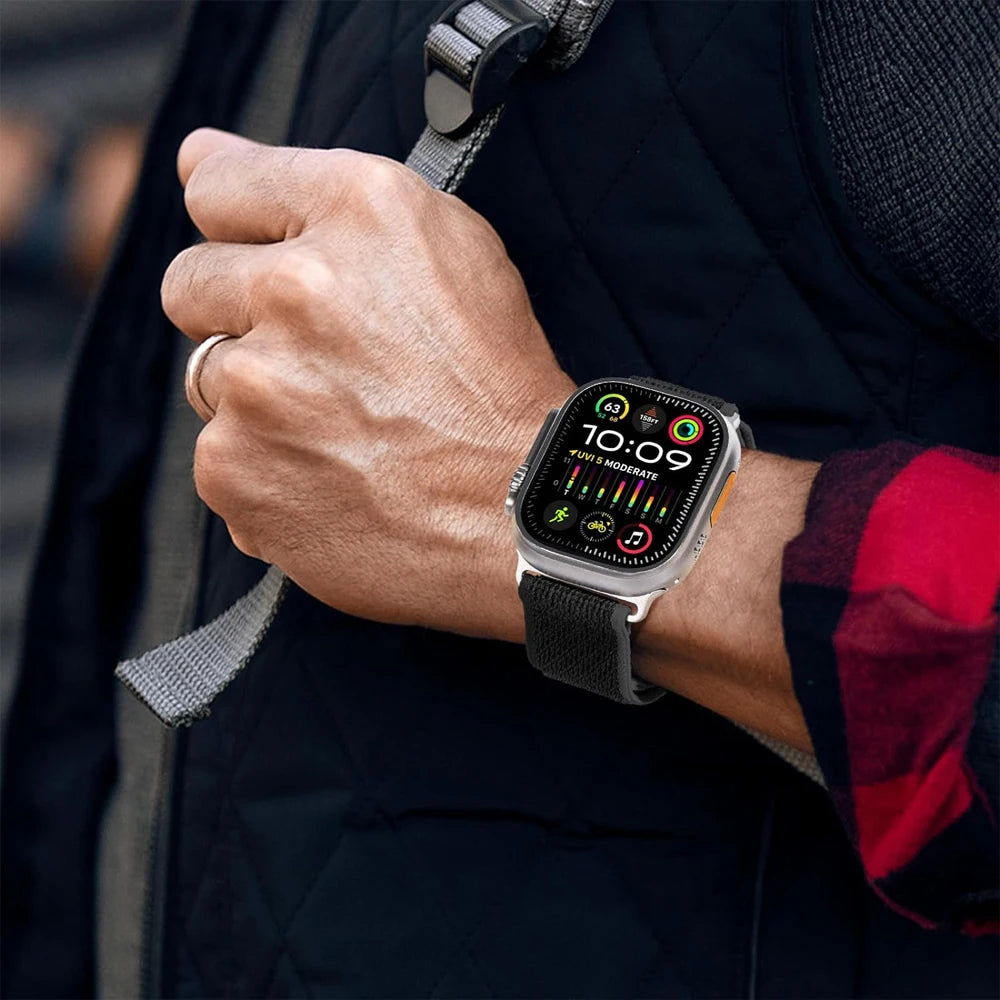Trail loop For Apple Watch Ultra 2 Band 49mm 45mm 44mm 42mm 46mm 41mm Nylon bracelet correa iWatch Series 10 9 8 7 6 5 SE Strap