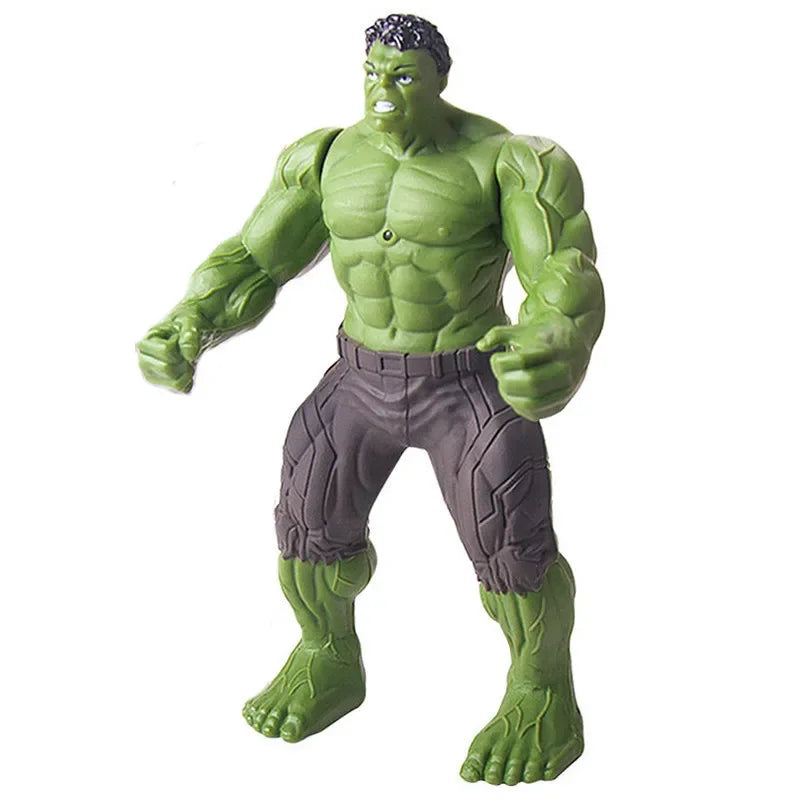 17cm Marvel Spiderman Model Anime Action Figures Spider-man Captainironman Luminous Children's Toys Decorationdolls Gifts