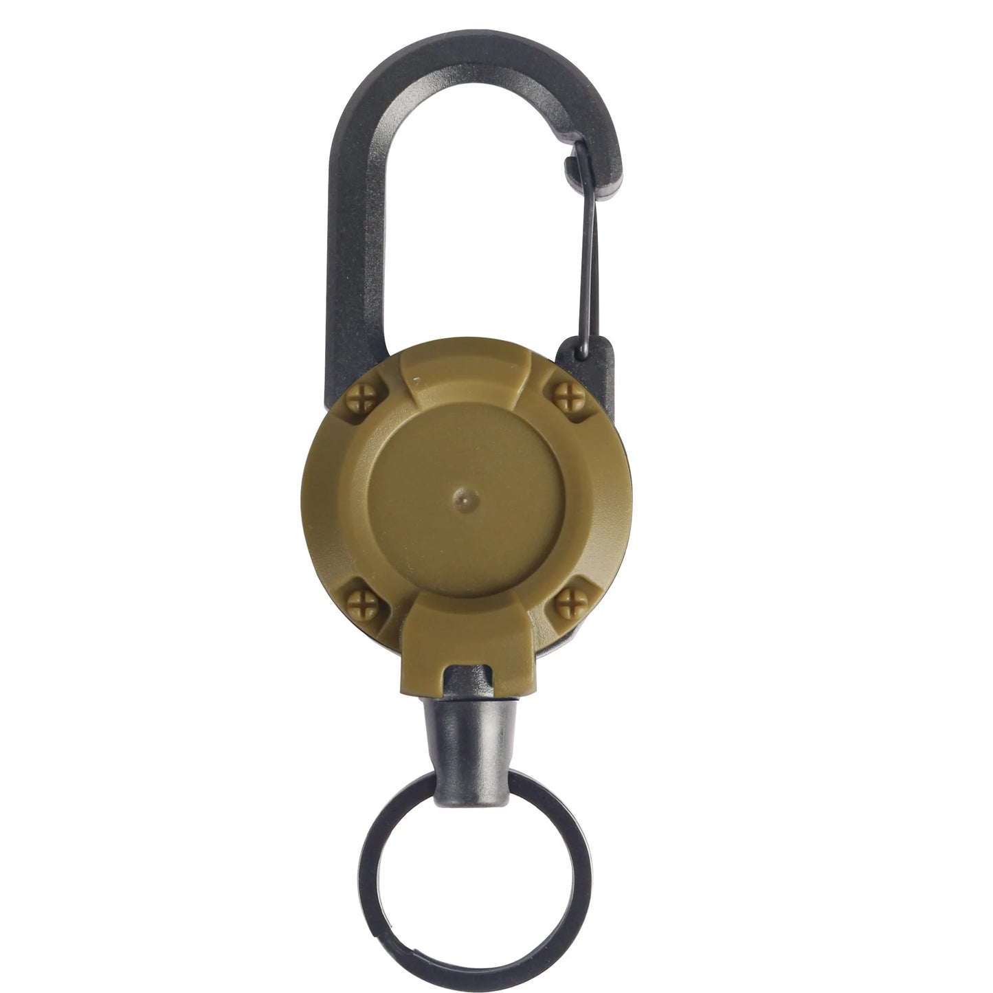 Wire Rope Sporty Retractable Key Chain Easy-To-Pull Buckle Anti-Lost High Rebound Anti-theft Metal Easy-To-Pull Buckle