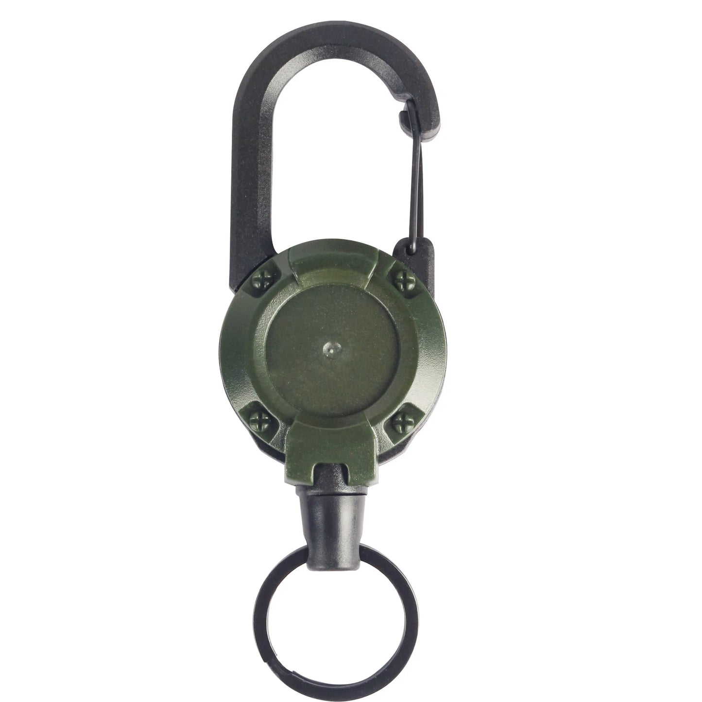 Wire Rope Sporty Retractable Key Chain Easy-To-Pull Buckle Anti-Lost High Rebound Anti-theft Metal Easy-To-Pull Buckle