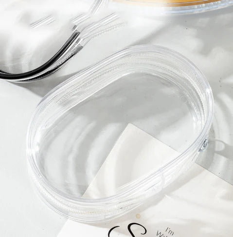 Transparent Storage Bags Keychain Data Line Coin Toys Organizer Case Thicken Clear Wallet Keyring Car Key Holder Jewelry Gifts