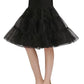 Women's 50S Vintage Tulle Petticoat Half Slip Tutu Underskirt