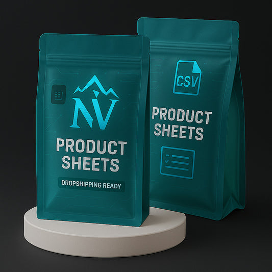 100 CSV FILES PRODUCTS FOR DROPSHIPPER / EASY TO SELL