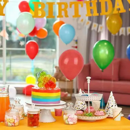 12Pcs 1.5G Wedding Party Decoration Standing 25 cm Mixed Color Matte Party Decoration Festivals Ballon