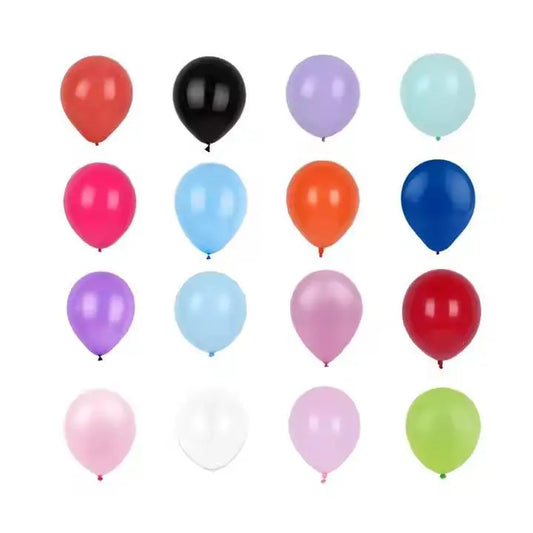 12Pcs 1.5G Wedding Party Decoration Standing 25 cm Mixed Color Matte Party Decoration Festivals Ballon
