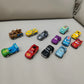 12pcs/Set Disney Pixar Cars Lightning Mcqueen Jackson Storm Mater Pvc Model Back-Force Car Toy For Kids Birthday Gift Set