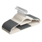 10pcs Home seamless wide shoulder clothes hanger, anti slip and anti bulging bag, thickened for both dry and wet use