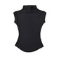 Women Summer Sexy Turtleneck Sleeveless T-Shirts Tops Solid Slim Fit Pullovers Causal Tees Shirts Female Streetwear Basics Tees
