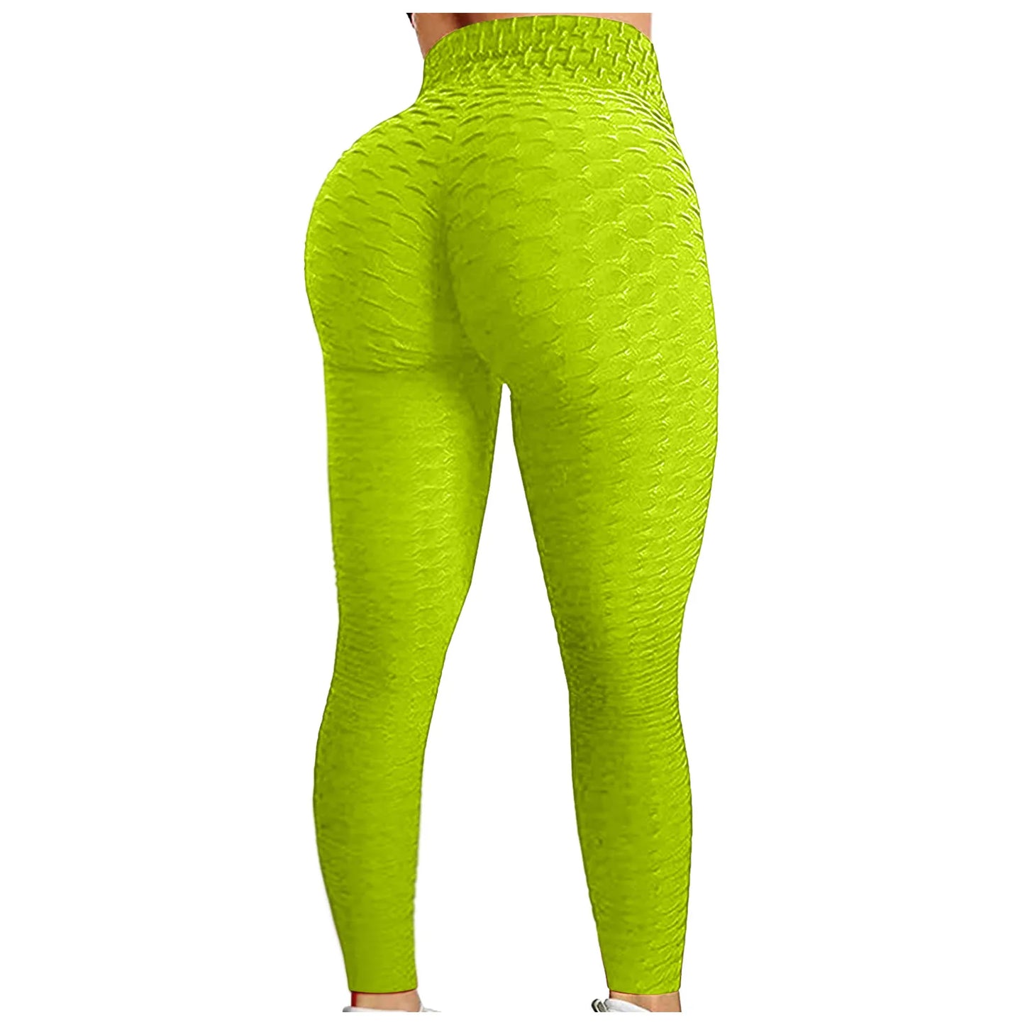 Women's Bubble Hip Lifting ExerciseYoga Pants Women Fitness Running High Waist Gym Fitness Sports Flared Pant Dance Trouers