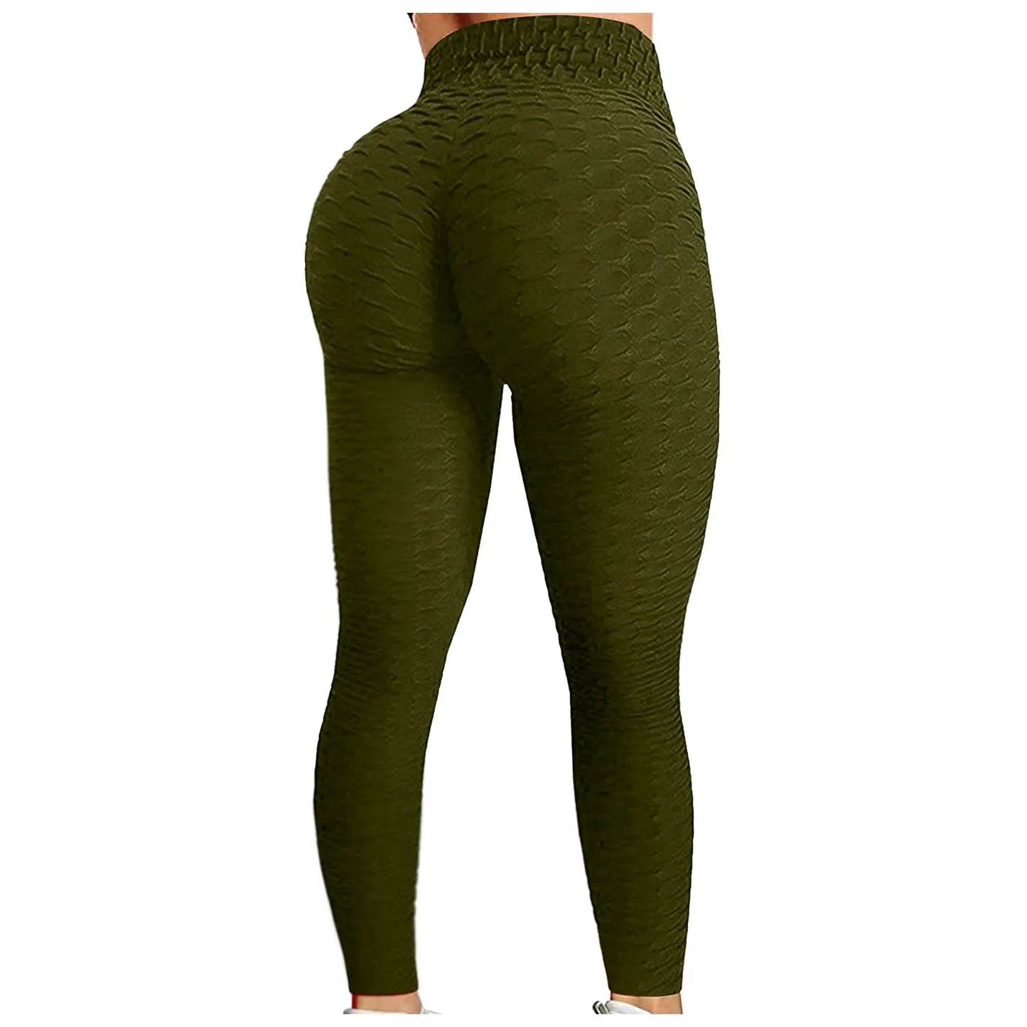 Women's Bubble Hip Lifting ExerciseYoga Pants Women Fitness Running High Waist Gym Fitness Sports Flared Pant Dance Trouers