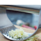 WORTHBUY New Upgraded Stainless Steel Garlic Press Manual Garlic Chopped Ginger Garlic Cutting Mince Tools Kitchen Accessories