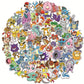 10/30/50/100pcs Pokemon Stickers Kawaii Pikachu Decals DIY Skateboard Bicycle Guitar Laptop Kids Cute Waterproof Stiker Toys