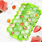 148 Cavity Honeycomb Ice Cube Trays Reusable Silicone Ice Cube Mold BPA Free Ice Maker with Removable Lids Ice Cube Maker