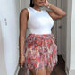 Weird Puss Colorful Tassel Skirts Peach Hip Women Thin Knit Wild Sexy Midnight Summer Trend Stretch Skinny Streetwear Bodycon