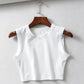 summer vintage white crop tops women biker black punk sexy tank top korean streetwear cropped sleeveless top feminino