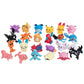 24-144Style Pokemon Anime Figure Pikachu Action Model 2-3CM Ornamental Collectible Mini Model Doll Toy Kids Christmas Gifts