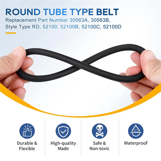 Trending 6PCS Vacuum Belt 30563B Round Vacuum Cleaner Belts Upright Vacuum Belt for Sanitaire Vacuum Cleaner Style RD