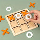 Wooden Chess Toys For Children's Puzzle Game XO Double Play Parent-Child Interaction Recommends Traditional Desktop Chess Gift