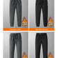 Winter Men's Sweatpants Thick Warm Fleece Joggers Sportswear Zip Pockets Cotton Casual Track Pants Plus Size 6XL 7XL 8XL