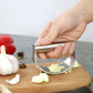 WORTHBUY New Upgraded Stainless Steel Garlic Press Manual Garlic Chopped Ginger Garlic Cutting Mince Tools Kitchen Accessories
