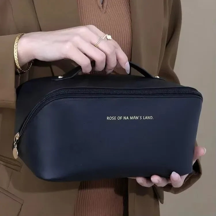 1pc Makeup Organizer Female Toiletry Bag Make Up Case Storage Pouch Luxury Lady Box, Cosmetic Bag, Organizer Bag For Travel Zip