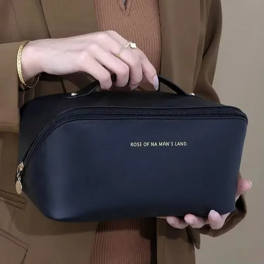 1pc Makeup Organizer Female Toiletry Bag Make Up Case Storage Pouch Luxury Lady Box, Cosmetic Bag, Organizer Bag For Travel Zip