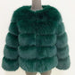 ZADORIN S-5XL Mink Coats Autumn Winter Fluffy Black Faux Fur Coat Women Elegant Thick Warm Faux Fur Jackets For Women 2024 Tops
