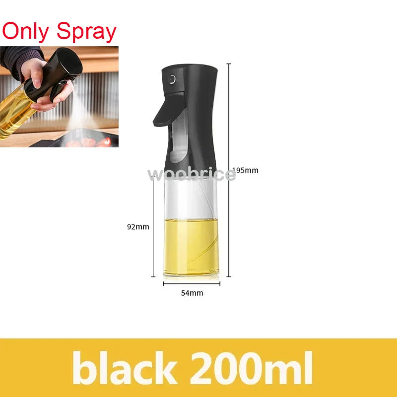 2in1 Kitchen Spray Oil Dispenser 500ml Oil Sprayer Polisher for Air Fryer Salad Grilling Roasting Cooking Kitchen Acceesories