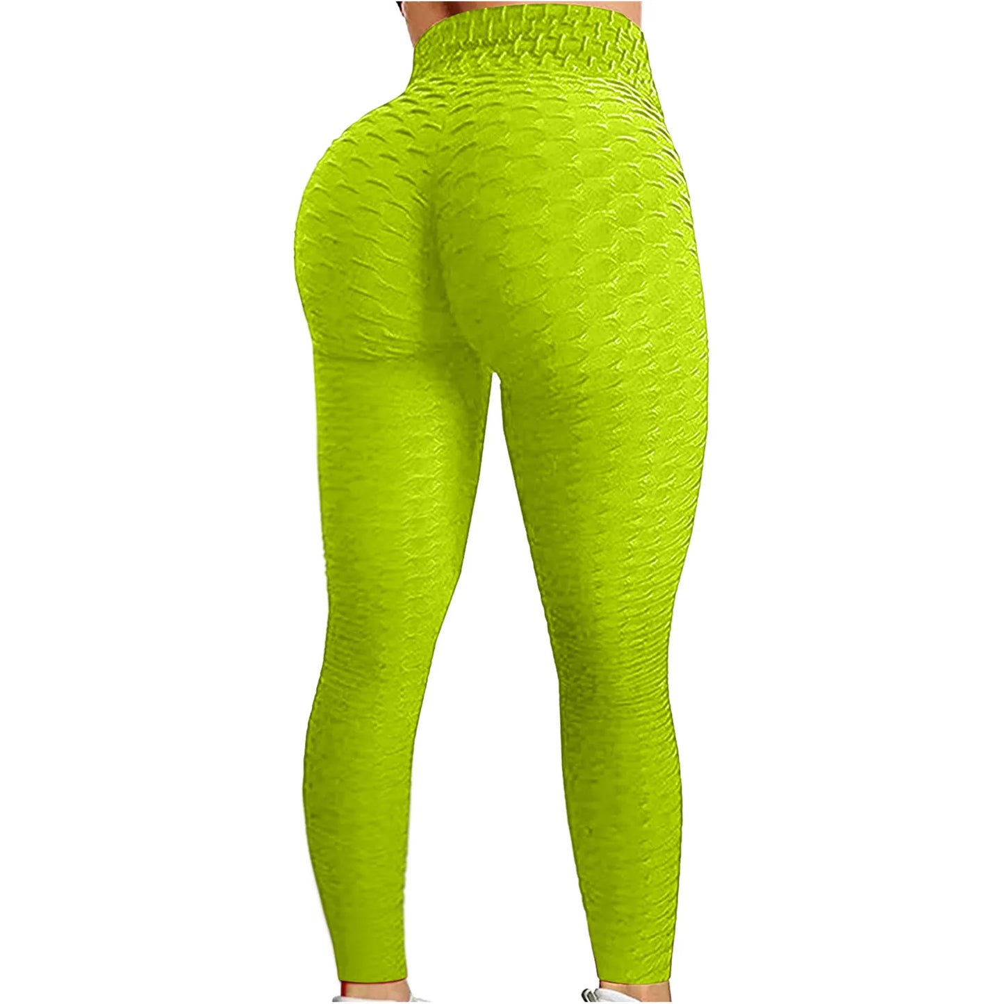 Women's Bubble Hip Lifting ExerciseYoga Pants Women Fitness Running High Waist Gym Fitness Sports Flared Pant Dance Trouers