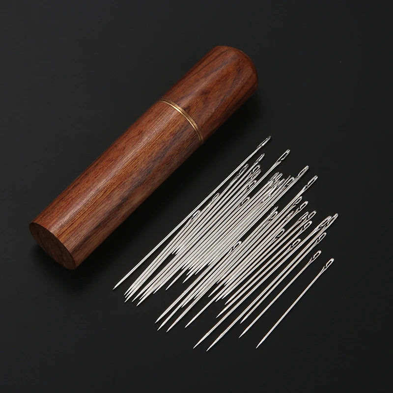 1/25/30Pcs Side Hole Blind Sewing Needles Stainless Steel Elderly Needles Hand Sewing Stitching Pin DIY Home SelfThreadingNeedle