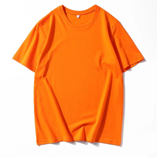 12 Color Oversized Heavyweight T Shirt for Men Summer Short Sleeve Tee 100% Cotton Plain Top Casual Men's Clothing