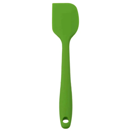 1PC Small Heat Resistant Integrate Handle Silicone Spooncolor Silicone Scraper Cake Cream Spatula Knife Kitchen Baking Tool