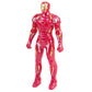 17cm Marvel Spiderman Model Anime Action Figures Spider-man Captainironman Luminous Children's Toys Decorationdolls Gifts