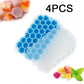 148 Cavity Honeycomb Ice Cube Trays Reusable Silicone Ice Cube Mold BPA Free Ice Maker with Removable Lids Ice Cube Maker