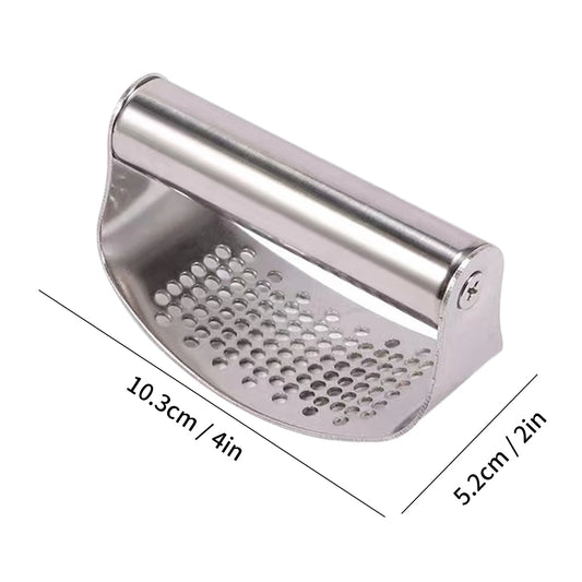 WORTHBUY New Upgraded Stainless Steel Garlic Press Manual Garlic Chopped Ginger Garlic Cutting Mince Tools Kitchen Accessories