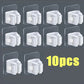 10PCS Wall Mounted Mop Organizer Holder Wall-Mounted Waterproof Mop Storage Rack Broom Hanger Hooks Household Tools
