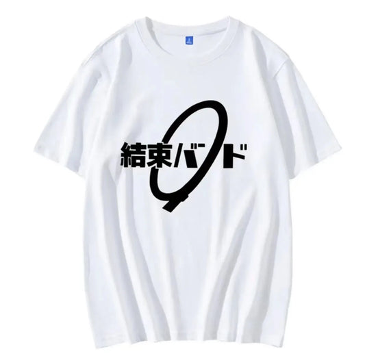 2025 t shirts round neck Unisex Anime Cos BOCCHI THE ROCK Hitori Gotoh Ljichi Nijika Cotton Casual Short T-Shirt Tees tops