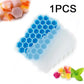 148 Cavity Honeycomb Ice Cube Trays Reusable Silicone Ice Cube Mold BPA Free Ice Maker with Removable Lids Ice Cube Maker