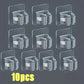 10PCS Wall Mounted Mop Organizer Holder Wall-Mounted Waterproof Mop Storage Rack Broom Hanger Hooks Household Tools
