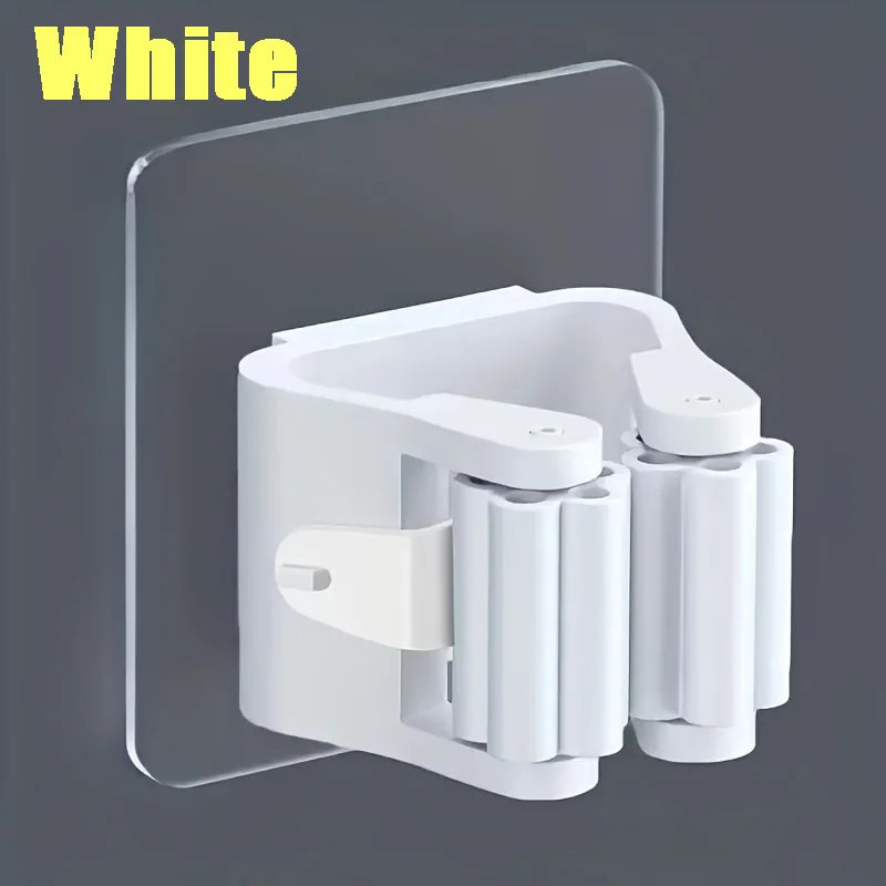 10PCS Wall Mounted Mop Organizer Holder Wall-Mounted Waterproof Mop Storage Rack Broom Hanger Hooks Household Tools