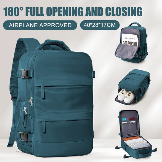 Women Men Hand Luggage Backpack Business Laptop Bag College Travel Backpack Waterproof Carry on Cabin Backpack Wizzair 40x30x20