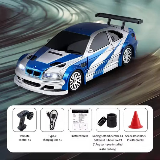 Wireless Remote Control 1: 43 Mini 4wd Drift Remote Control Car Full Scale Professional Rc Racing Boy High Speed Remote Vehicle