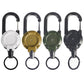 Wire Rope Sporty Retractable Key Chain Easy-To-Pull Buckle Anti-Lost High Rebound Anti-theft Metal Easy-To-Pull Buckle