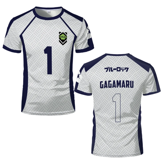 2024 Summer New Men's Blue Lock Anime Soccer Jersey T-shirt Women's Round Neck Sports Tops Children's Casual Short Sleeve Tshirt
