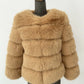 ZADORIN S-5XL Mink Coats Autumn Winter Fluffy Black Faux Fur Coat Women Elegant Thick Warm Faux Fur Jackets For Women 2024 Tops
