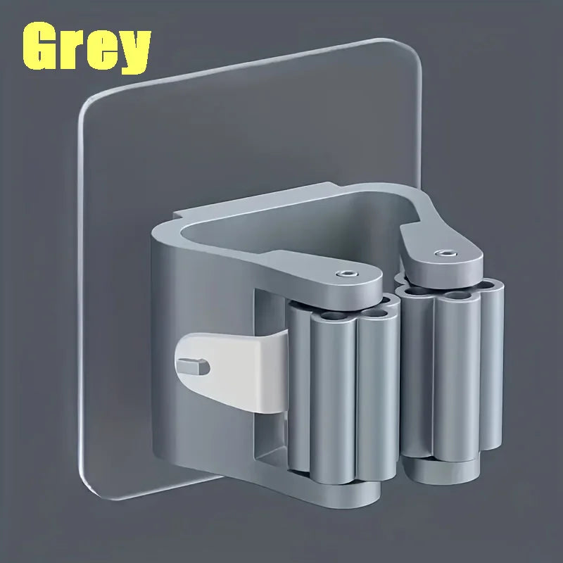 10PCS Wall Mounted Mop Organizer Holder Wall-Mounted Waterproof Mop Storage Rack Broom Hanger Hooks Household Tools
