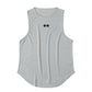 Summer Men's Gym Tank Top Fitness Training Clothing Quick-drying Loose Bodybuilding Sleeveless Shirt Men Fashion Basketball Vest