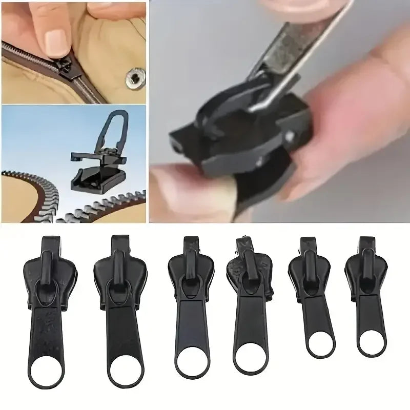 3 sizes universal Zipper Repair Kit Instant replacement zipper sewing clothes bag zipper tool accessories